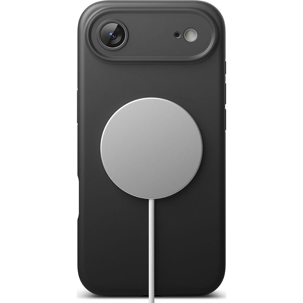Handyhülle für iPhone Air, Ringke Silicone CC Magnetic mit MagSafe, Schwarz