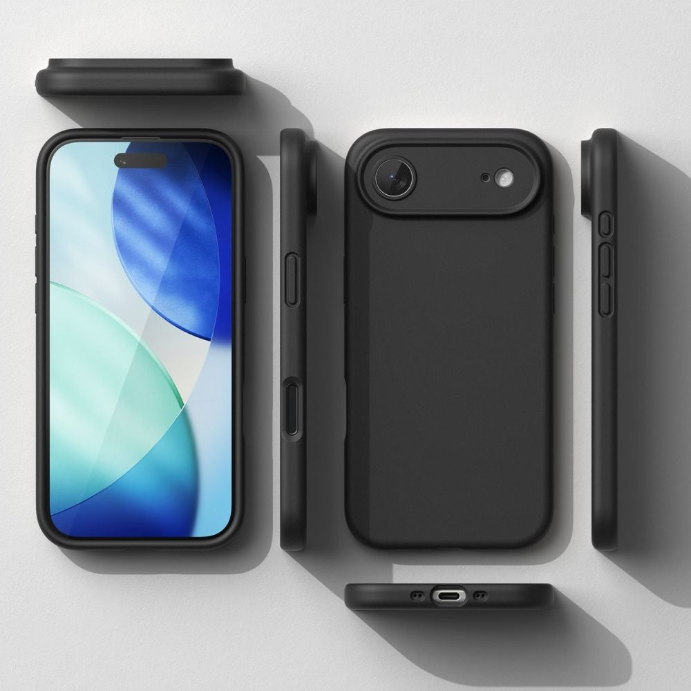 Handyhülle für iPhone Air, Ringke Silicone CC Magnetic mit MagSafe, Schwarz