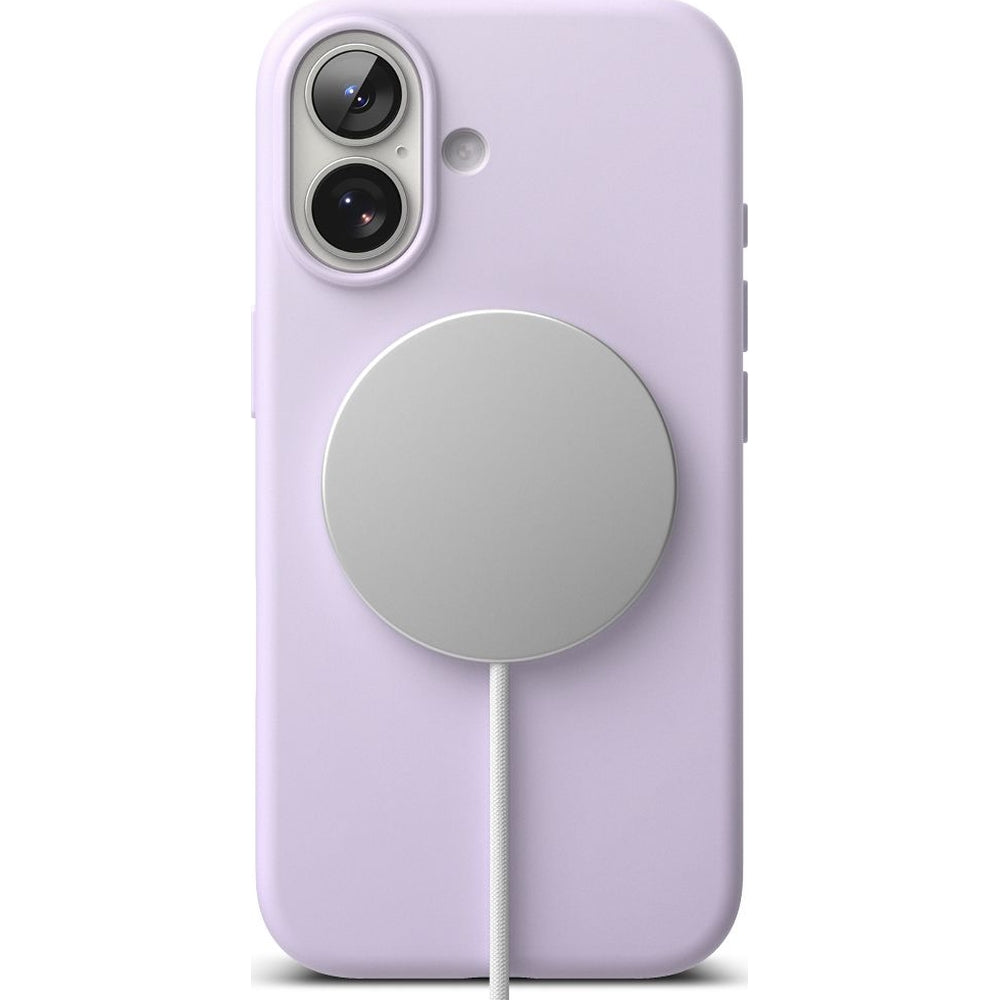 Handyhülle für iPhone 17, Ringke Silicone CC Magnetic mit MagSafe, Violett