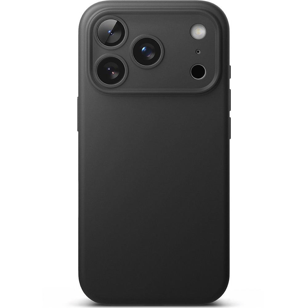 Handyhülle für iPhone 17 Pro Max, Ringke Silicone CC Magnetic mit MagSafe, Schwarz