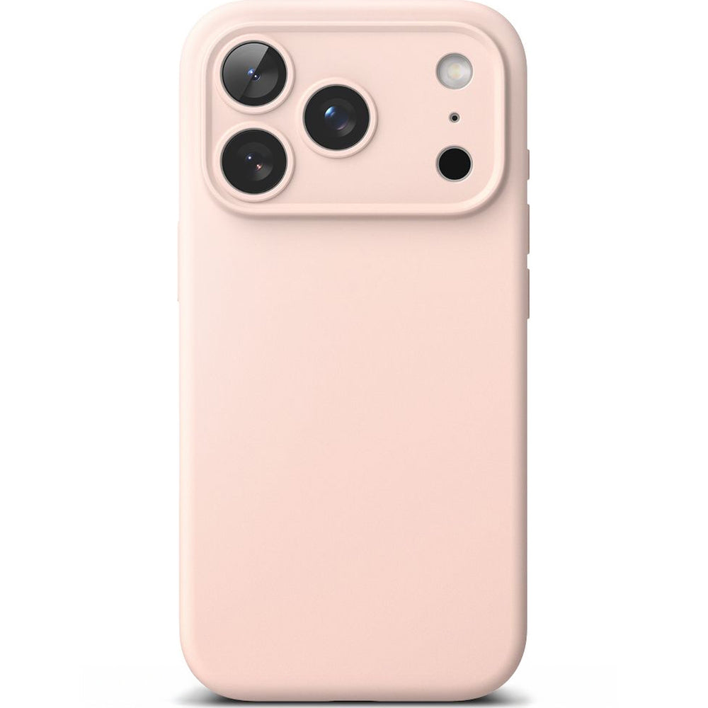 Handyhülle für iPhone 17 Pro Max, Ringke Silicone CC Magnetic mit MagSafe, Sandfarbe
