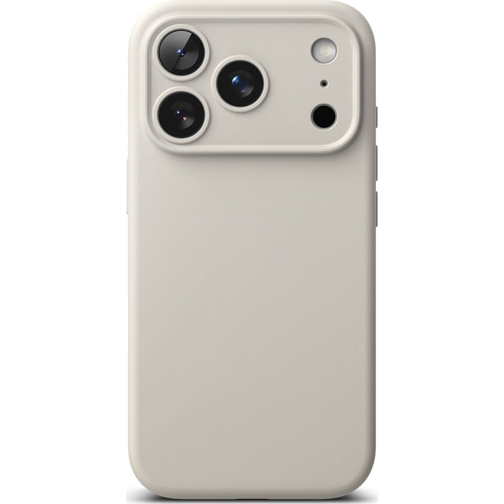 Handyhülle für iPhone 17 Pro, Ringke Silicone CC Magnetic mit MagSafe, Beige