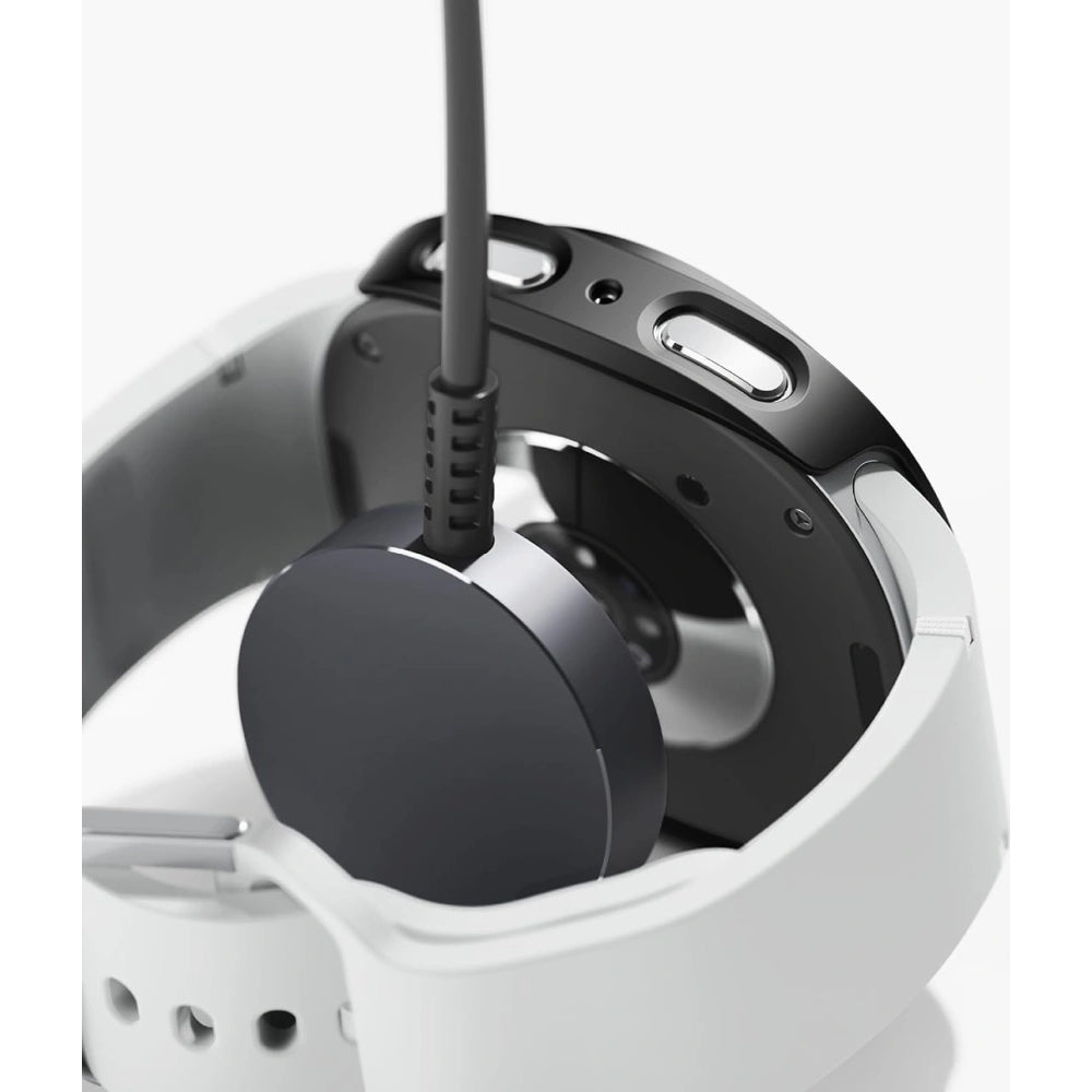 Schutzhülle Ringke Slim 2-pack für Galaxy Watch 8 44mm, Transparent und Schwarz