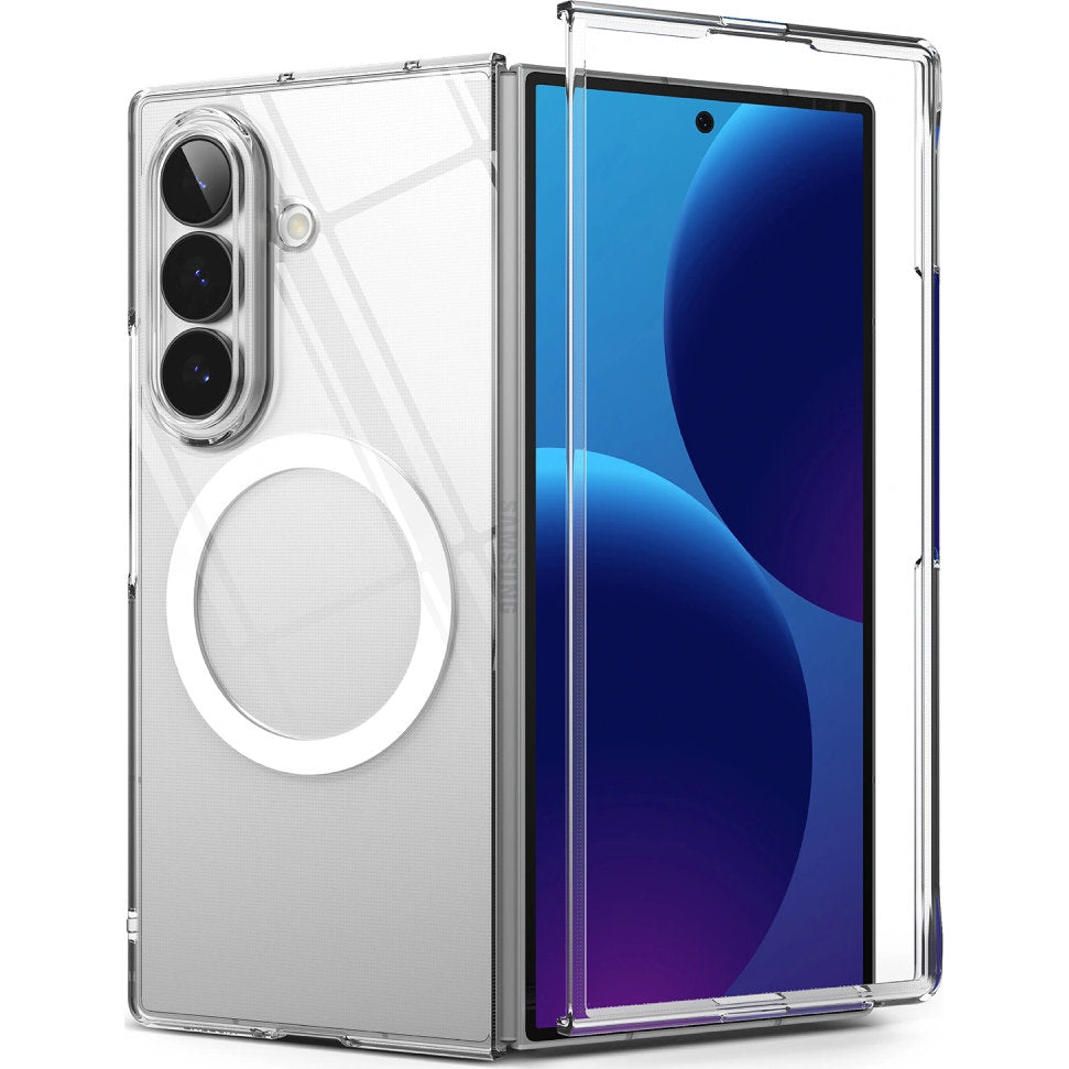 Handyhülle für Galaxy Z Fold8 Ultra, Ringke Slim Magnetic mit MagSafe, Transparent und Weiß (4/9)
