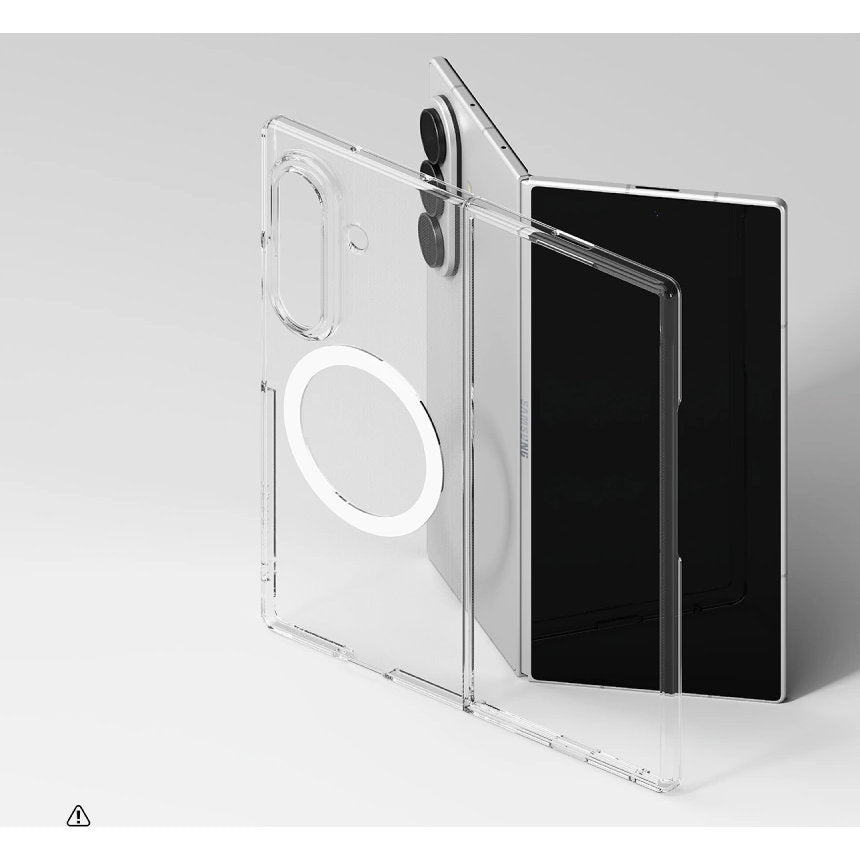 Handyhülle für Galaxy Z Fold8 Ultra, Ringke Slim Magnetic mit MagSafe, Transparent und Weiß (5/9)