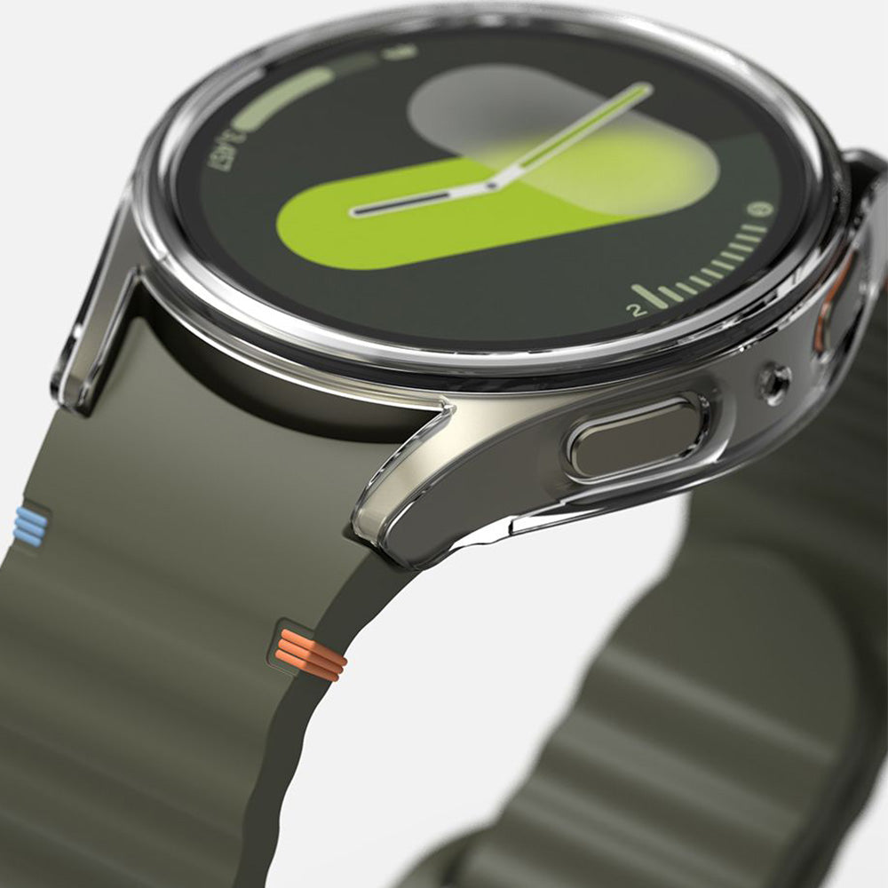 Schutzhülle + Glas für Galaxy Watch 7 44mm, Ringke Slim & Tempered Glass, Transparent