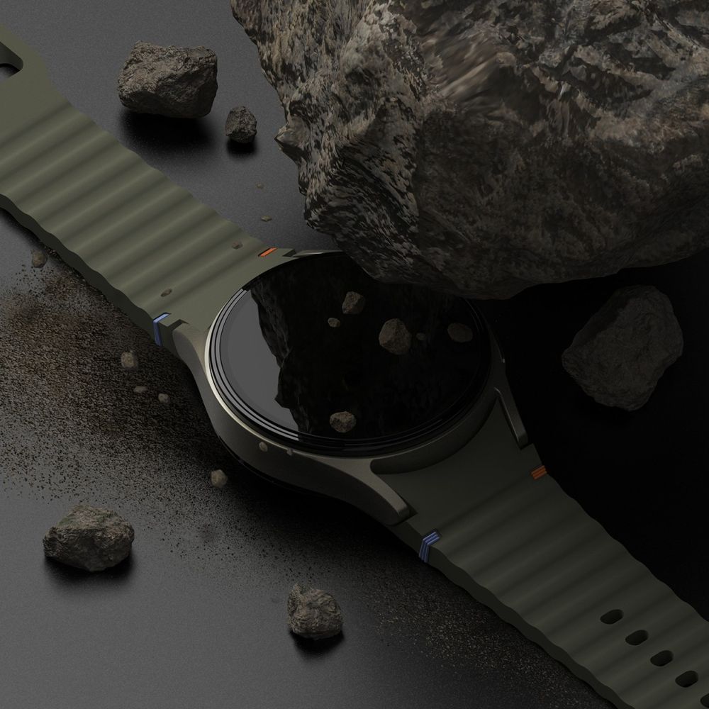 Schutzhülle + Glas für Galaxy Watch 7 44mm, Ringke Slim & Tempered Glass, Schwarz