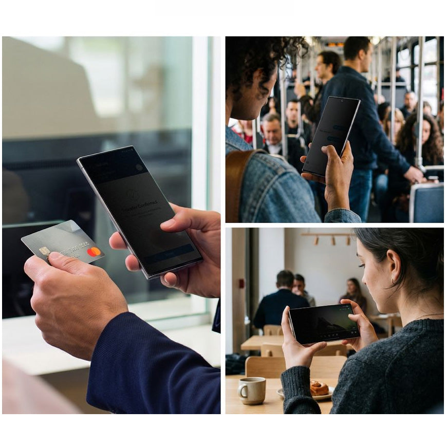 Sichtschutzglas mit Applikator für Galaxy Z Fold8 Ultra, Ringke Easy Slide Privacy 360, 2 Stück