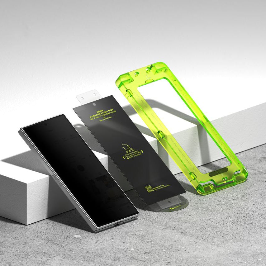 Sichtschutzglas mit Applikator für Galaxy Z Fold8 Ultra, Ringke Easy Slide Privacy 360, 2 Stück