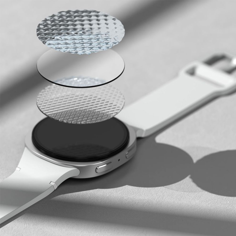 Gehärtetes Glas für Galaxy Watch 8 40 mm, Ringke Tempered Glass Pro, mit Applikator, 2 Stück