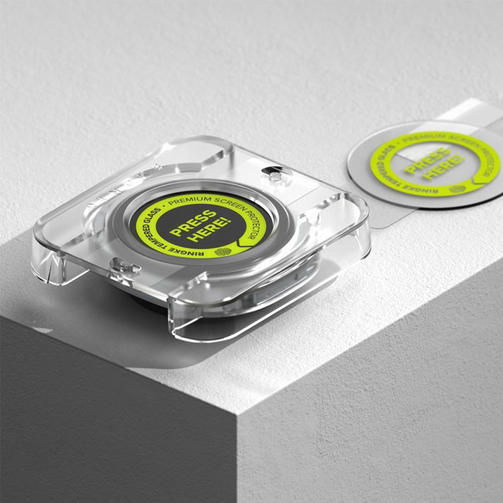 Gehärtetes Glas für Galaxy Watch 8 40 mm, Ringke Tempered Glass Pro, mit Applikator, 2 Stück