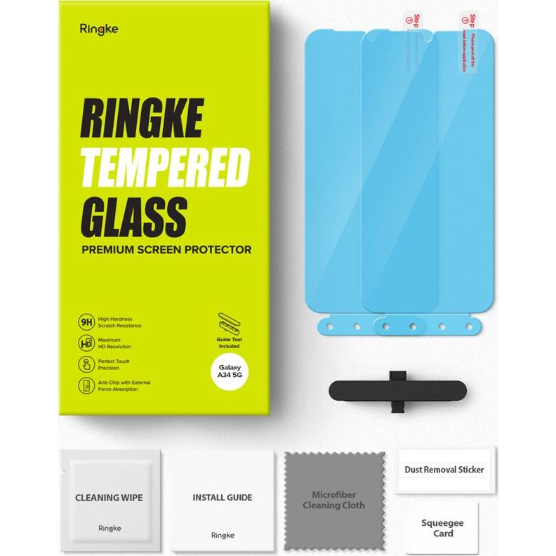 Gehäuse Glas Ringke TG für Galaxy A34 5G, 2 Stück