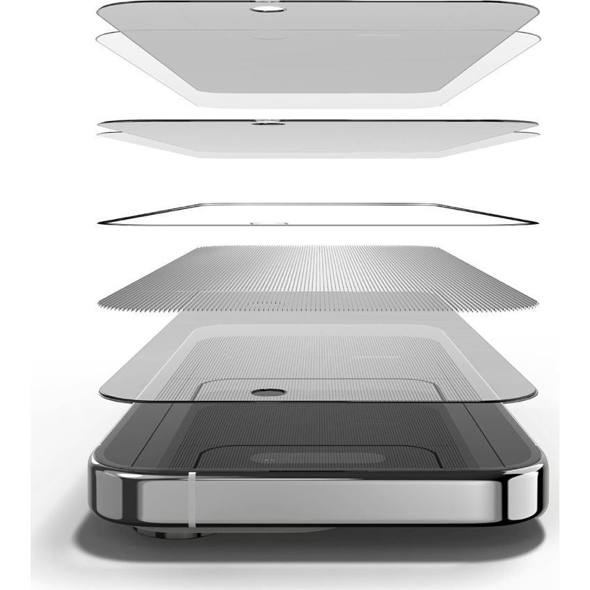 Gehärtetes Glas mit Privatschutzfilter Ringke Tempered Glass Privacy für iPhone 15 Pro Max