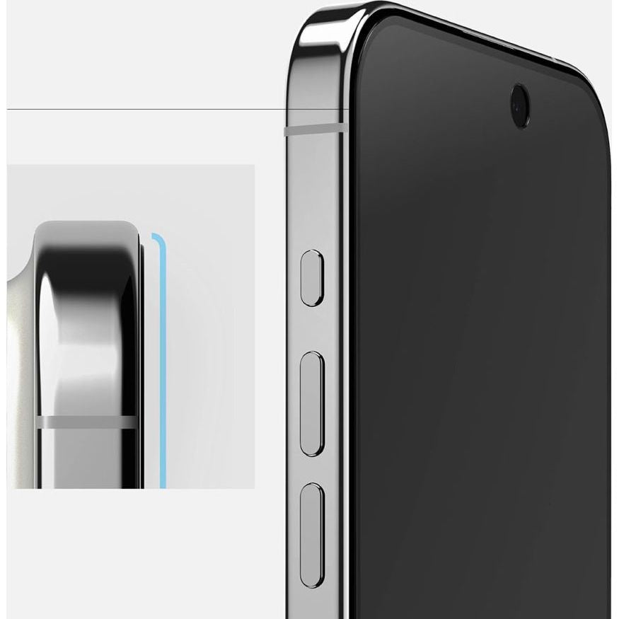 Gehärtetes Glas mit Privatschutzfilter Ringke Tempered Glass Privacy für iPhone 15 Pro Max