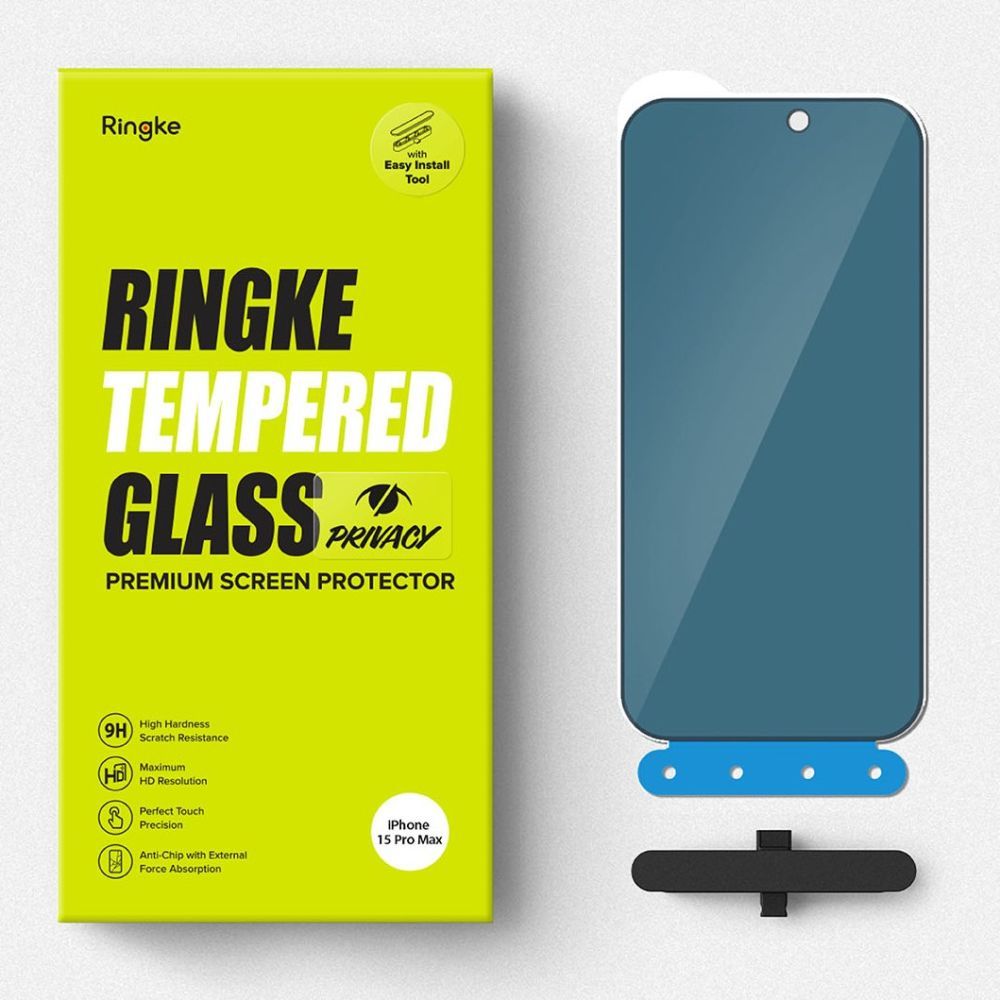 Gehärtetes Glas mit Privatschutzfilter Ringke Tempered Glass Privacy für iPhone 15 Pro Max