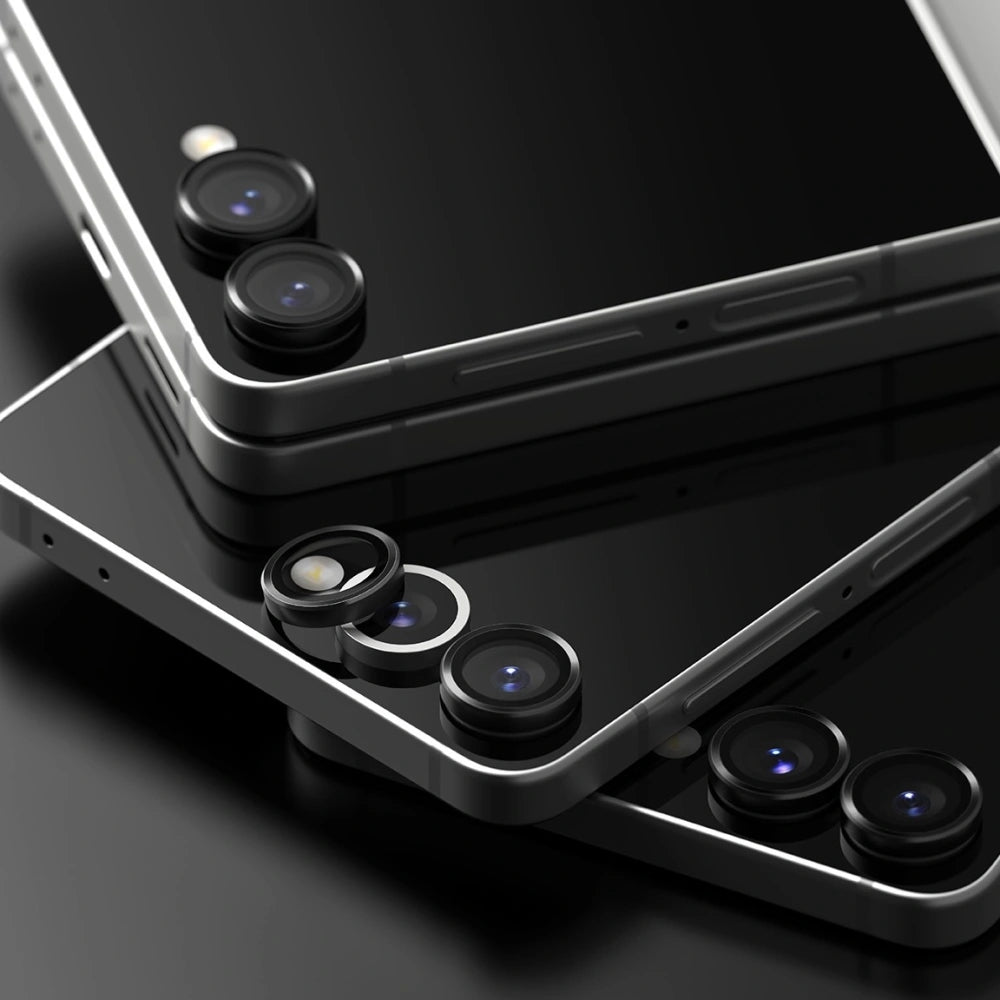 Kameraschutz für Samsung Galaxy Z Flip7, Ringke Camera Lens Frame Glass, 2-Pack, Schwarz