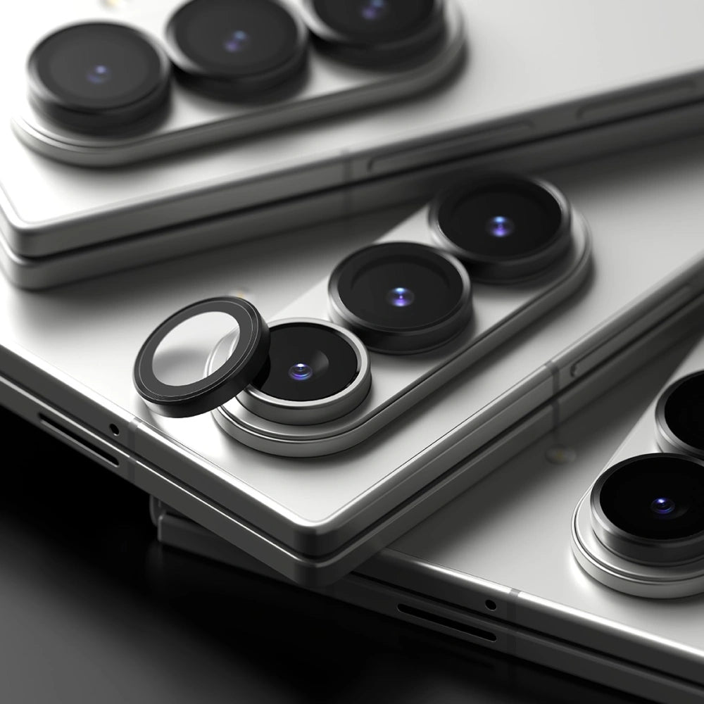Kameraschutz für Samsung Galaxy Z Fold7, Ringke Camera Lens Frame Glass, 2-Pack, Schwarz