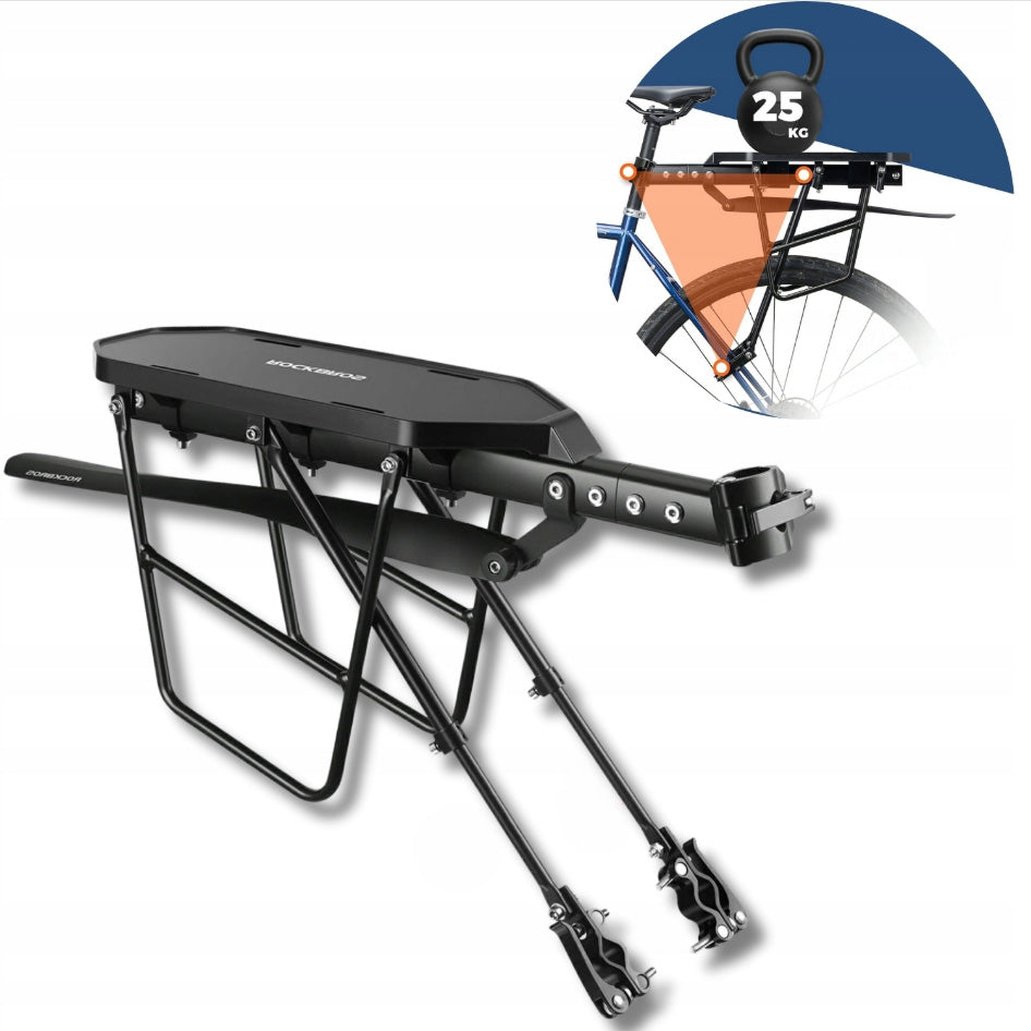Fahrradgepäckträger mit Schutzblech, Rockbros RBHJ-1, Schwarz