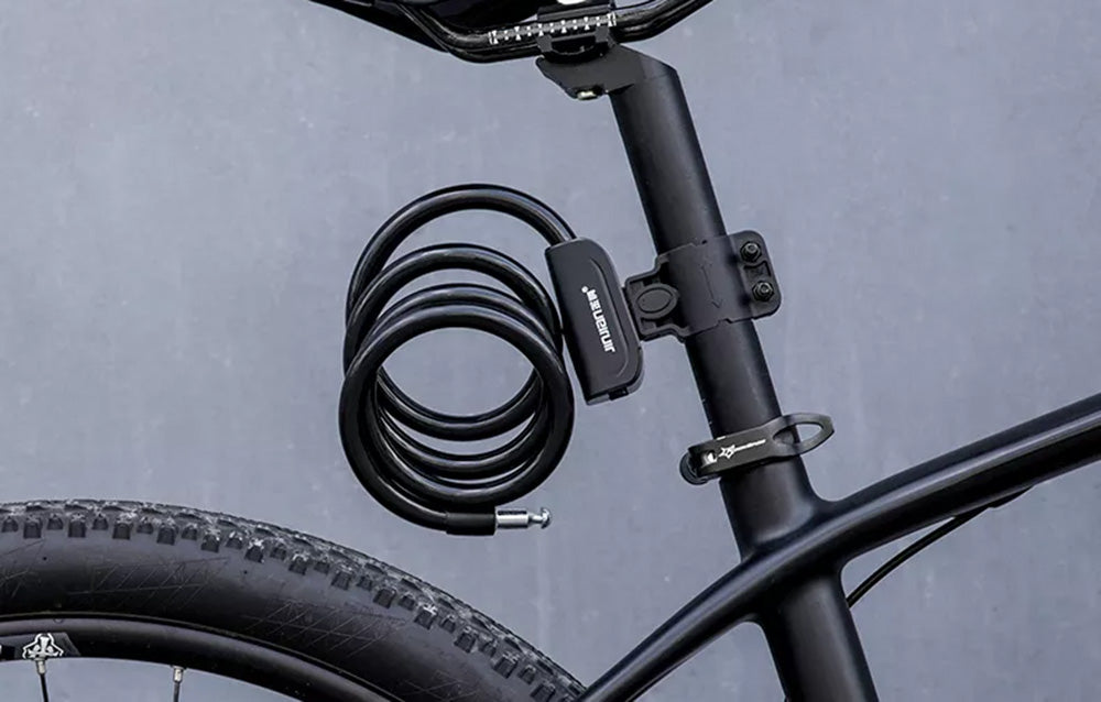crops fahrradschloss Fahrradschloss 1,1m Rockbros RKS515-BK, Schwarz