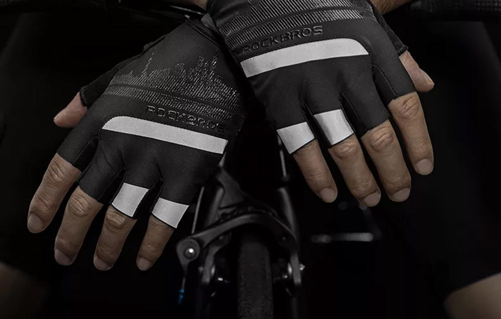 Fahrradhandschuhe Rockbros S247-XL, Schwarz
