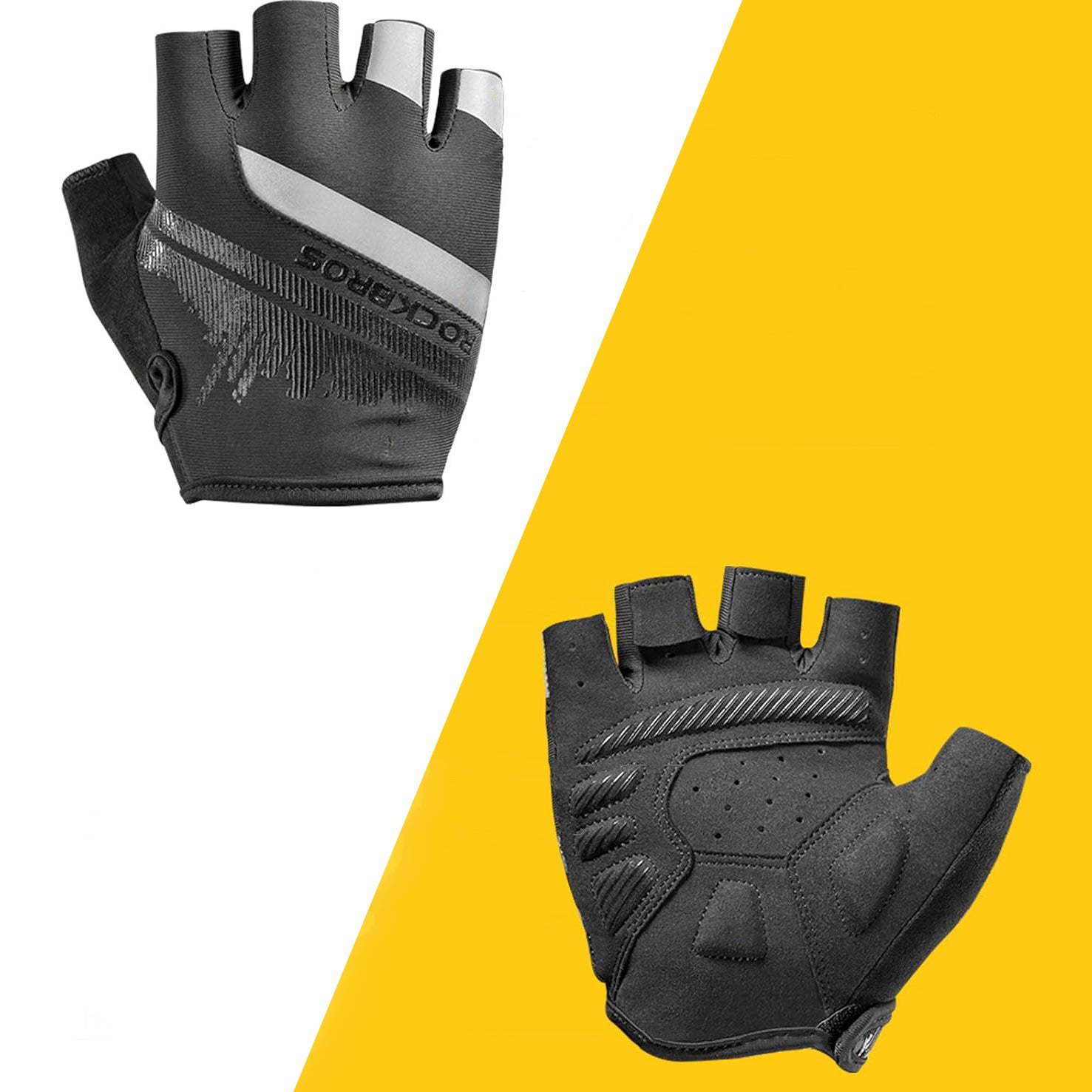 Fahrradhandschuhe Rockbros S247 Größe L, Schwarz