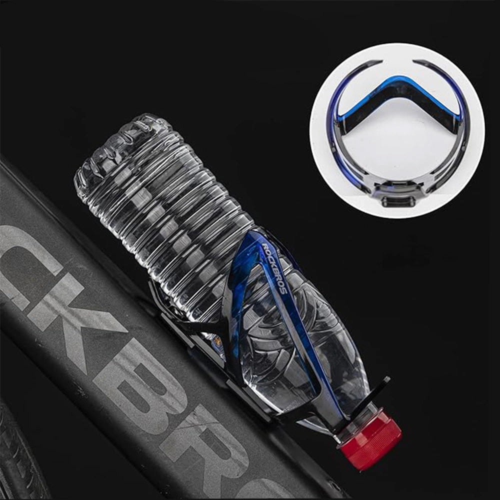 Fahrradhalterung für Flasche, Rockbros FK338, Schwarz-Blau
