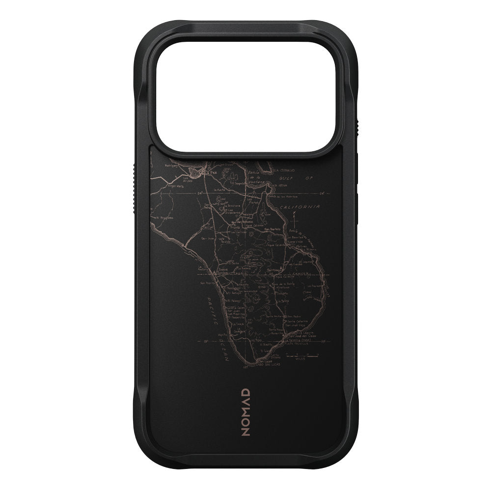 Handyhülle für iPhone 18 Pro / 17 Pro, Nomad Rugged Case mit MagSafe, Schwarz Gemustert (7/12)