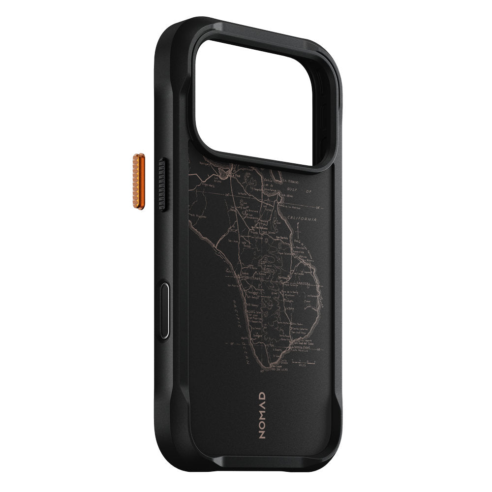 Handyhülle für iPhone 18 Pro / 17 Pro, Nomad Rugged Case mit MagSafe, Schwarz Gemustert (9/12)