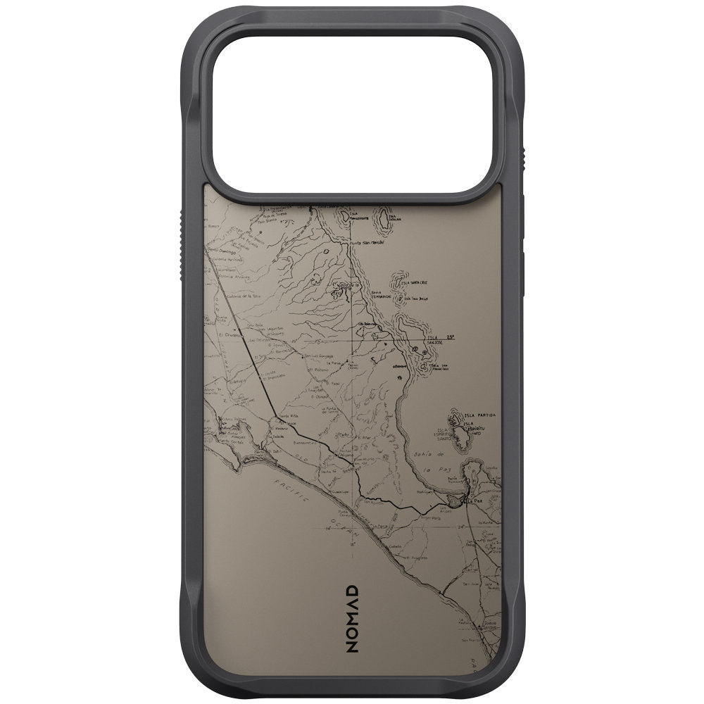 Handyhülle für iPhone 18 Pro Max / 17 Pro Max, Nomad Rugged Case mit MagSafe, Grau und Schwarz Gemustert (2/7)