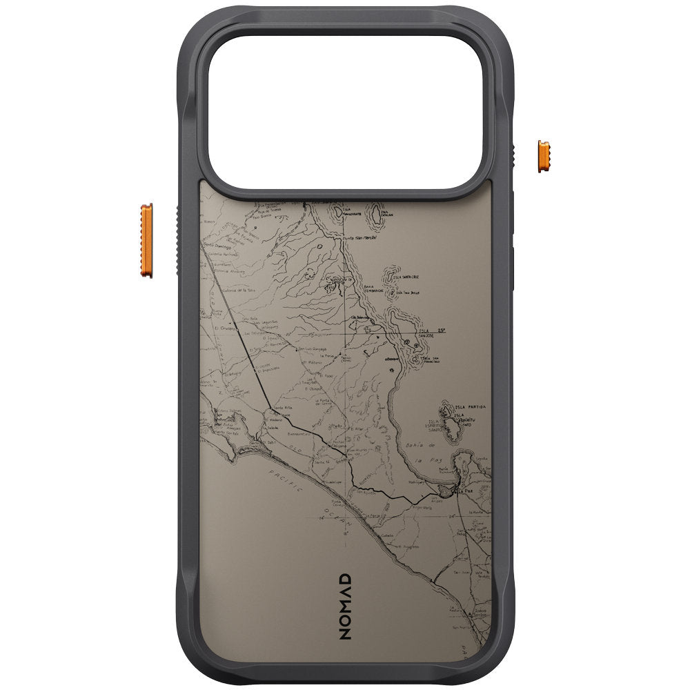 Handyhülle für iPhone 18 Pro Max / 17 Pro Max, Nomad Rugged Case mit MagSafe, Grau und Schwarz Gemustert (7/7)