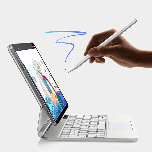 Stift Baseus Smooth Writing 2 Stylus mit LED-Anzeige für iPad / Pro / Air / Mini (2018 und neuere), Weiß