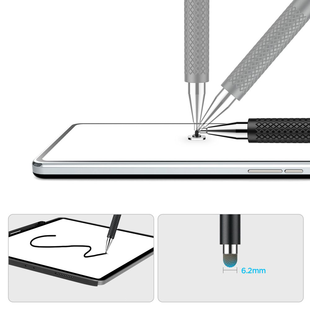 Universeller Stift für Telefon und Tablet, Spigen Universal Stylus Pen, Schwarz