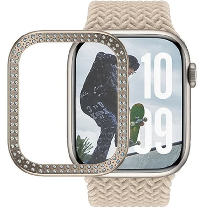 Hülle für Apple Watch 11 / 10 (46 mm), SAFE by PanzerGlass Bling, Golden