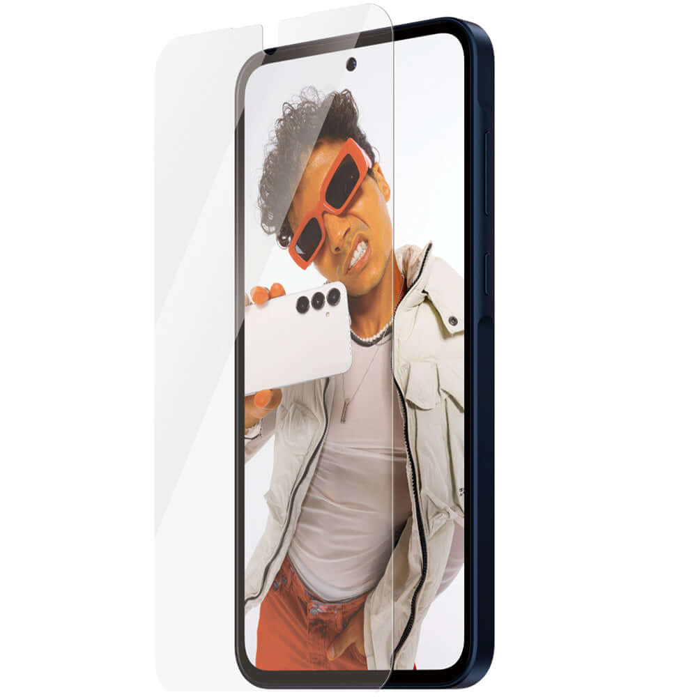 Gehärtetes Glas mit Applikator für Galaxy A36 5G, Safe by PanzerGlass Ultra-Wide Fit Easy Aligner