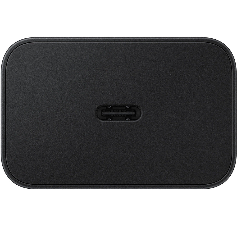 Wandladegerät PD, PPS 45W, 1x USB-C + USB-C Kabel, Samsung Power Adapter, Schwarz