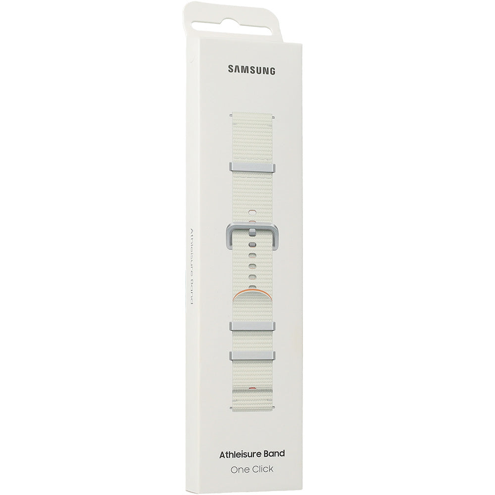 Armband für Galaxy Watch 7/FE/6/6 Classic/5 Pro/5/4/4 Classic, Samsung Athleisure Band, S/M, Creme