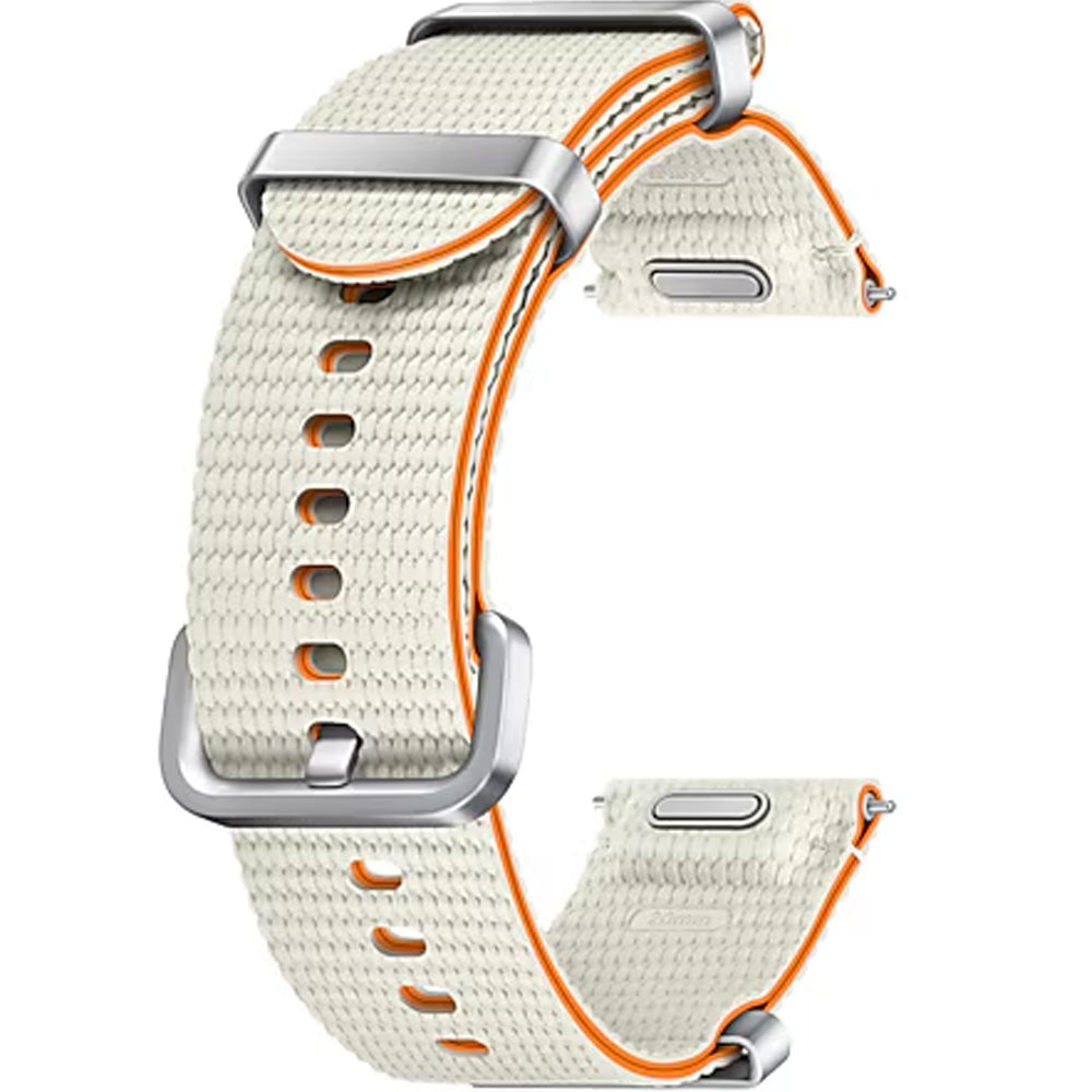 Armband für Galaxy Watch 7/FE/6/6 Classic/5 Pro/5/4/4 Classic, Samsung Athleisure Band, S/M, Creme