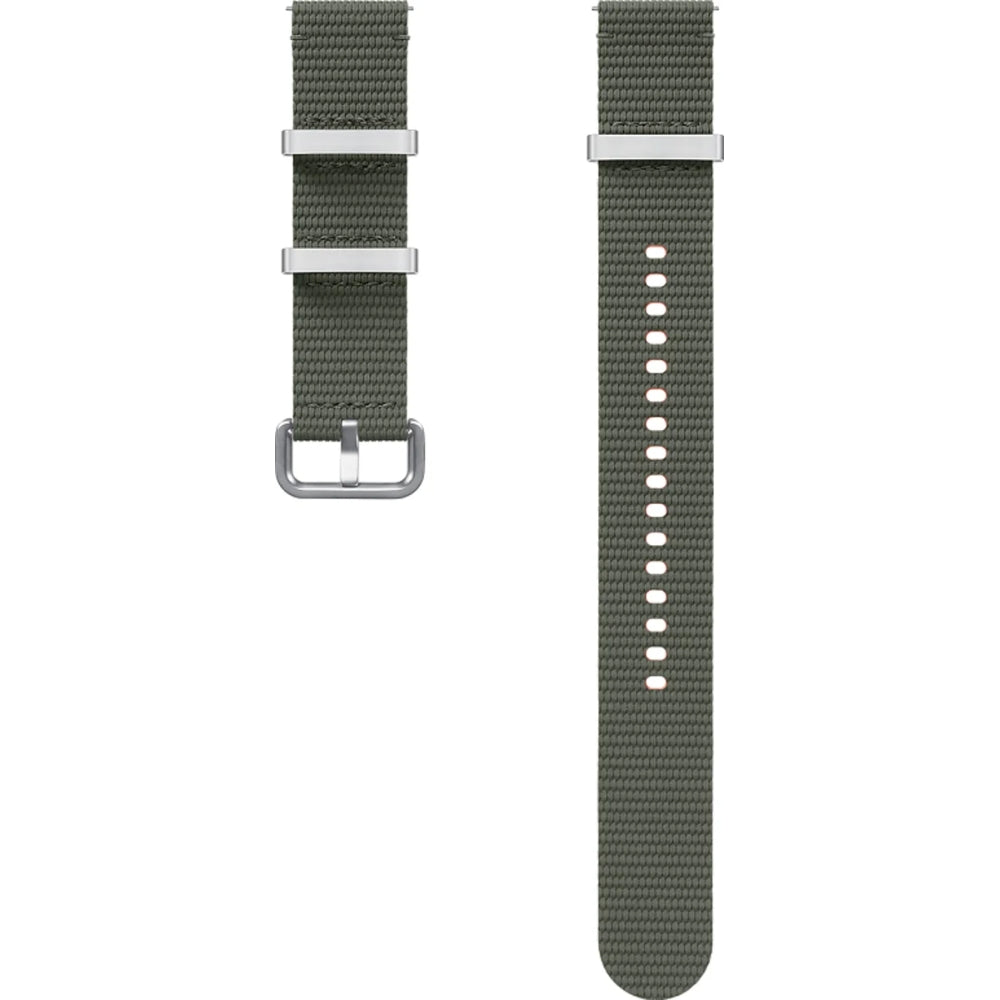 Armband für Galaxy Watch 4/4 Classic/5/5 Pro/6/6 Classic/7/FE, Samsung Athleisure Band, M/L, Dunkelgrün