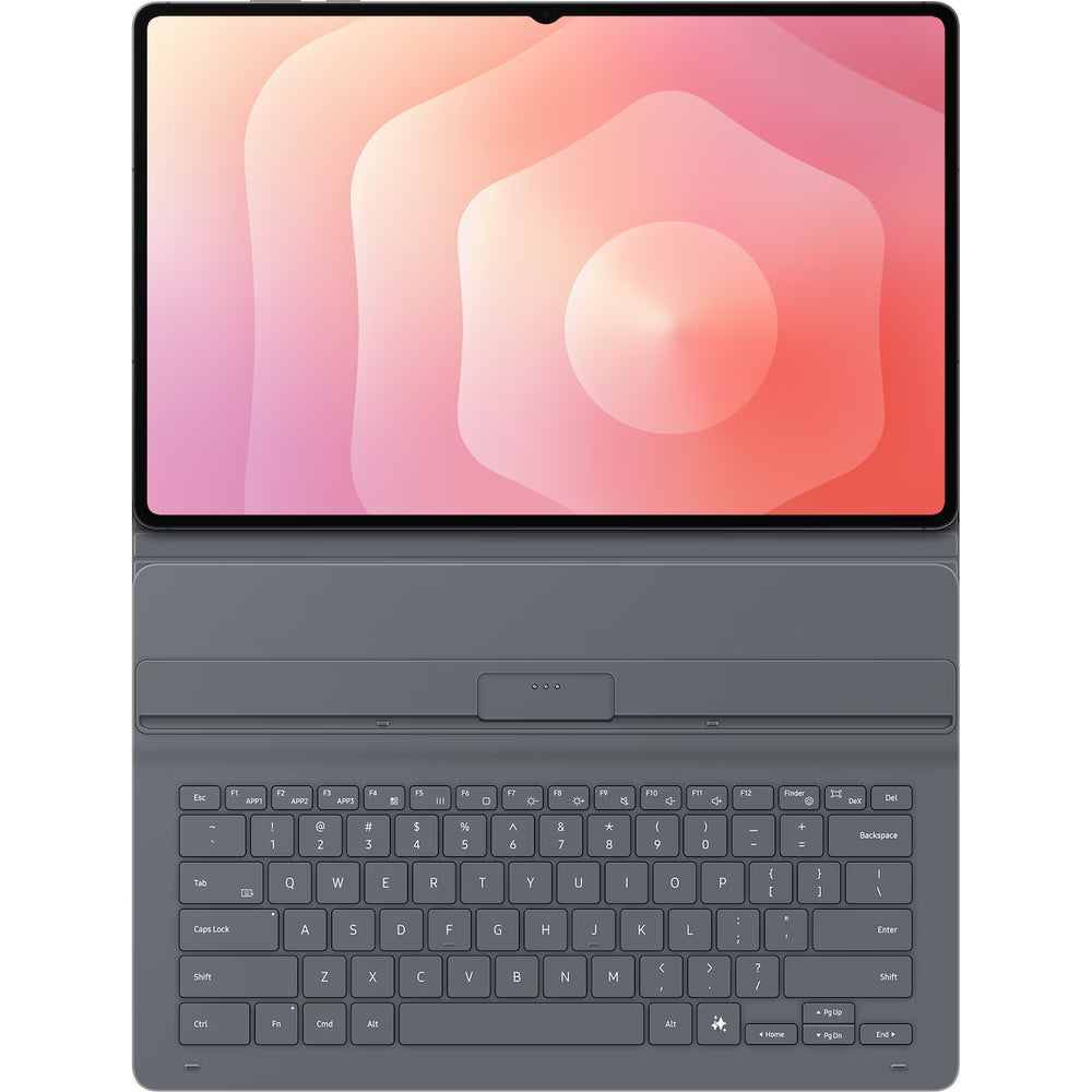 Handyhülle für Galaxy Tab S11 Ultra mit Tastatur, Samsung Book Cover Keyboard Slim, Schwarz
