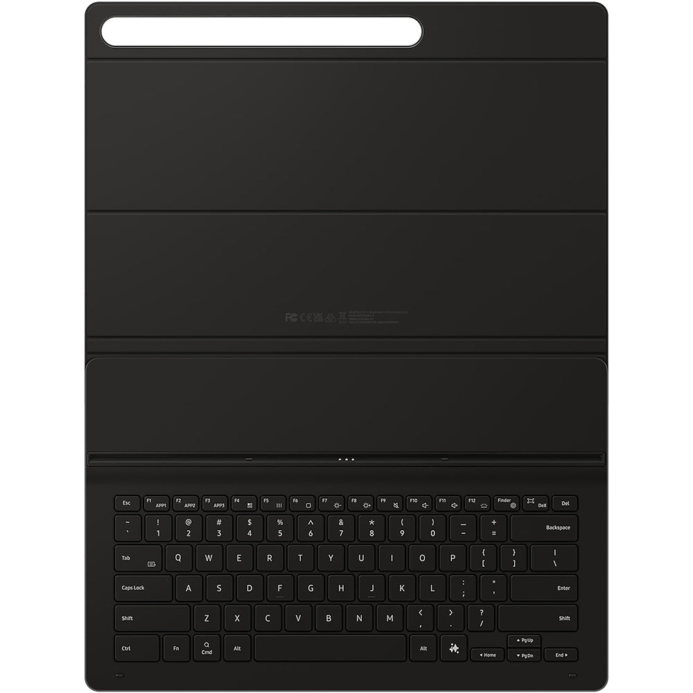 Schutzhülle für Galaxy Tab S10 Ultra / S9 Ultra mit Tastatur, Samsung Book Cover Keyboard Slim, Schwarz