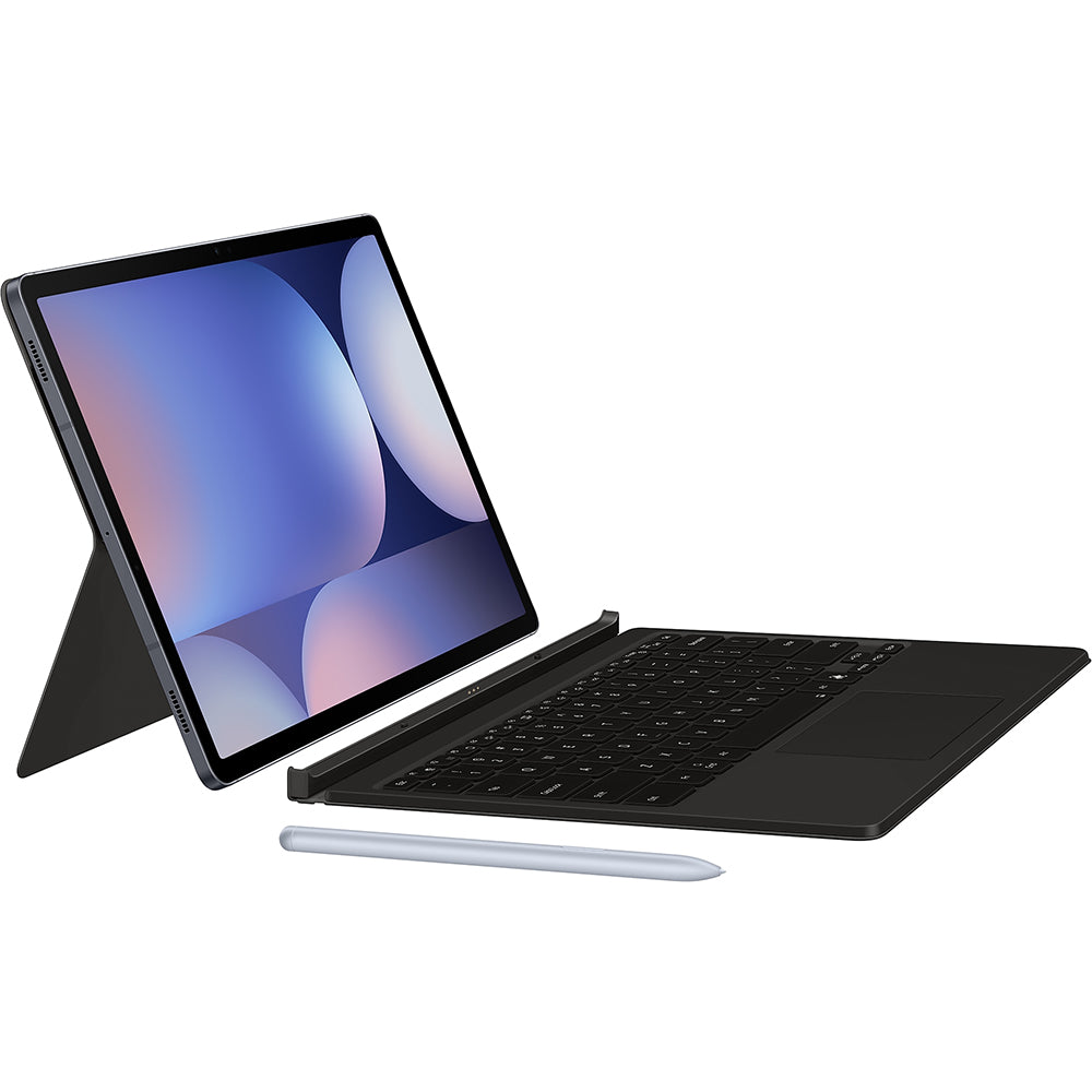 Schutzhülle für Galaxy Tab S10 Plus / S9 FE Plus / S9 Plus mit Tastatur, Samsung Book Cover Keyboard, Schwarz