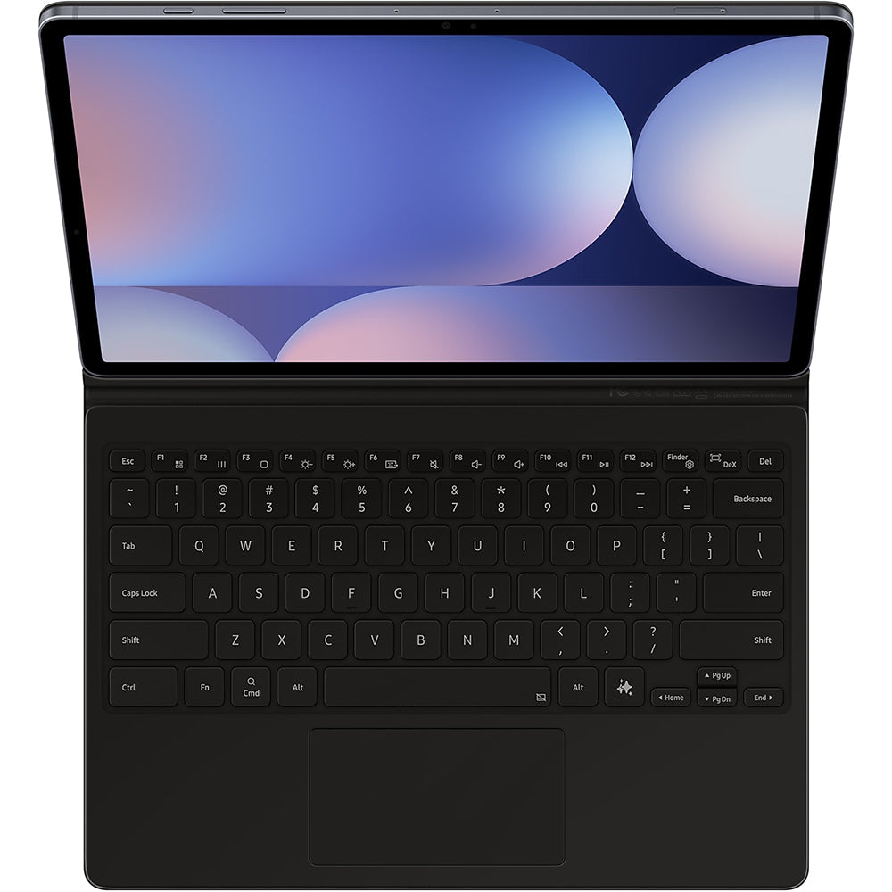 Schutzhülle für Galaxy Tab S10 Plus / S9 FE Plus / S9 Plus mit Tastatur, Samsung Book Cover Keyboard, Schwarz