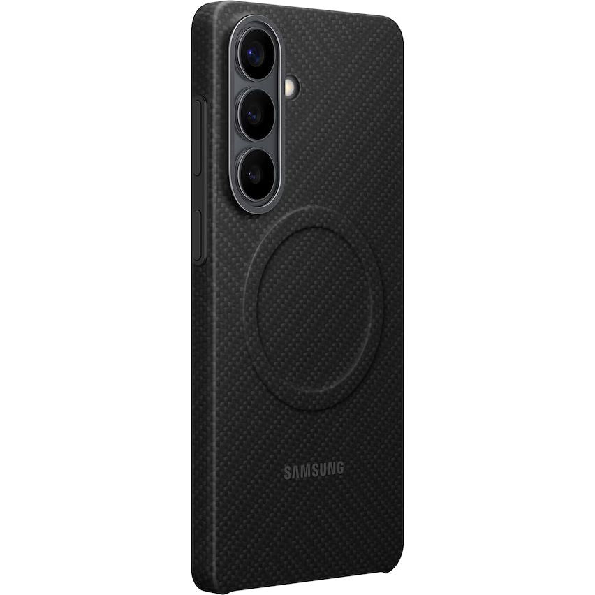 Original Handyhülle für Galaxy S26 Plus, Samsung Carbon Magnet Case mit MagSafe, Schwarz mit Kohlefaser