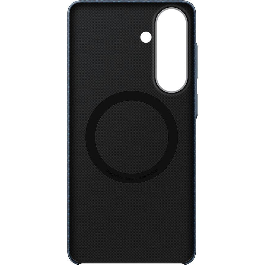 Original Handyhülle für Galaxy S26 Plus, Samsung Carbon Magnet Case mit MagSafe, Dunkelblau mit Kohlefaser