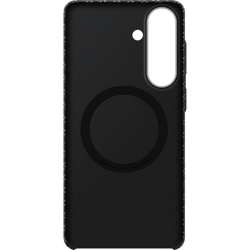 Original Handyhülle für Galaxy S26 Plus, Samsung Carbon Magnet Case mit MagSafe, Grau mit Kohlefaser