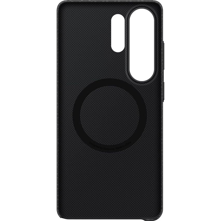 Original Handyhülle für Galaxy S26 Ultra, Samsung Carbon Magnet Case mit MagSafe, Schwarz mit Kohlefaser