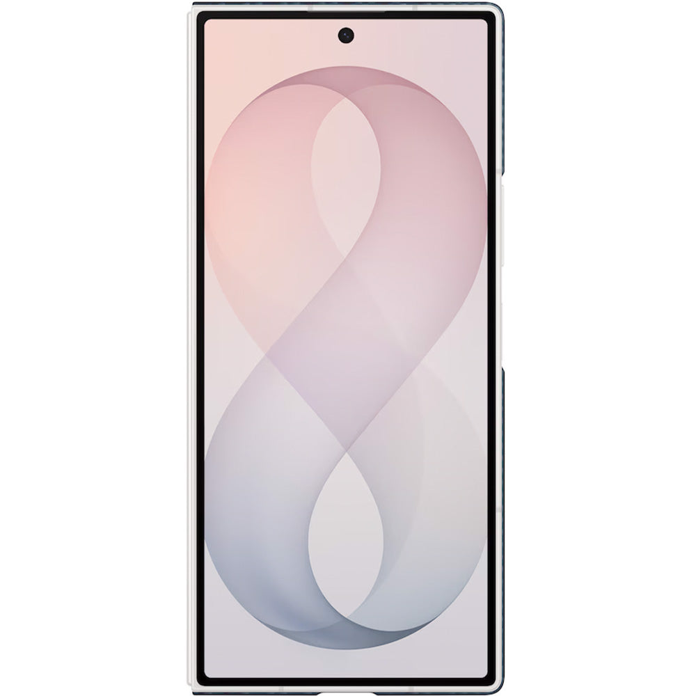 Handyhülle und 2x Anti-Reflexionsfolie für Galaxy Z Fold8 Ultra, Samsung Carbon Magnet Case mit MagSafe, Dunkelblau