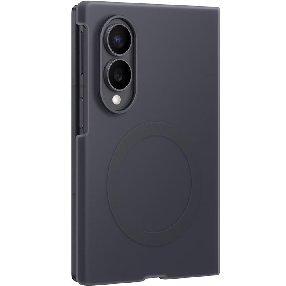 Handyhülle und 2x Anti-Reflexionsfolie für Galaxy Z Fold8, Samsung Silicone Magnet Case mit MagSafe, Graphit