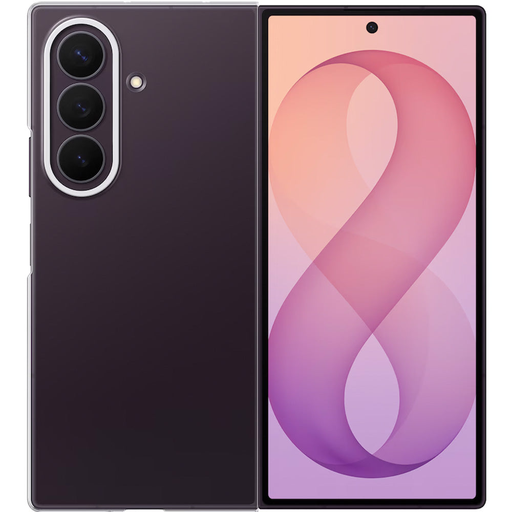 Handyhülle und 2x Anti-Reflexionsfolie für Galaxy Z Fold8 Ultra, Samsung Clear Case, Transparent