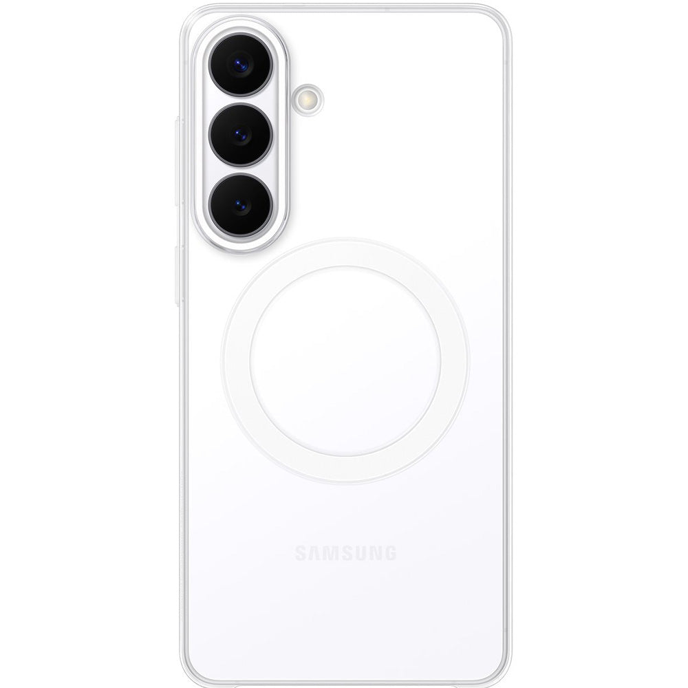 Handyhülle für Galaxy S26 Plus, Samsung Clear Magnet Case mit MagSafe, Transparent und Weiß